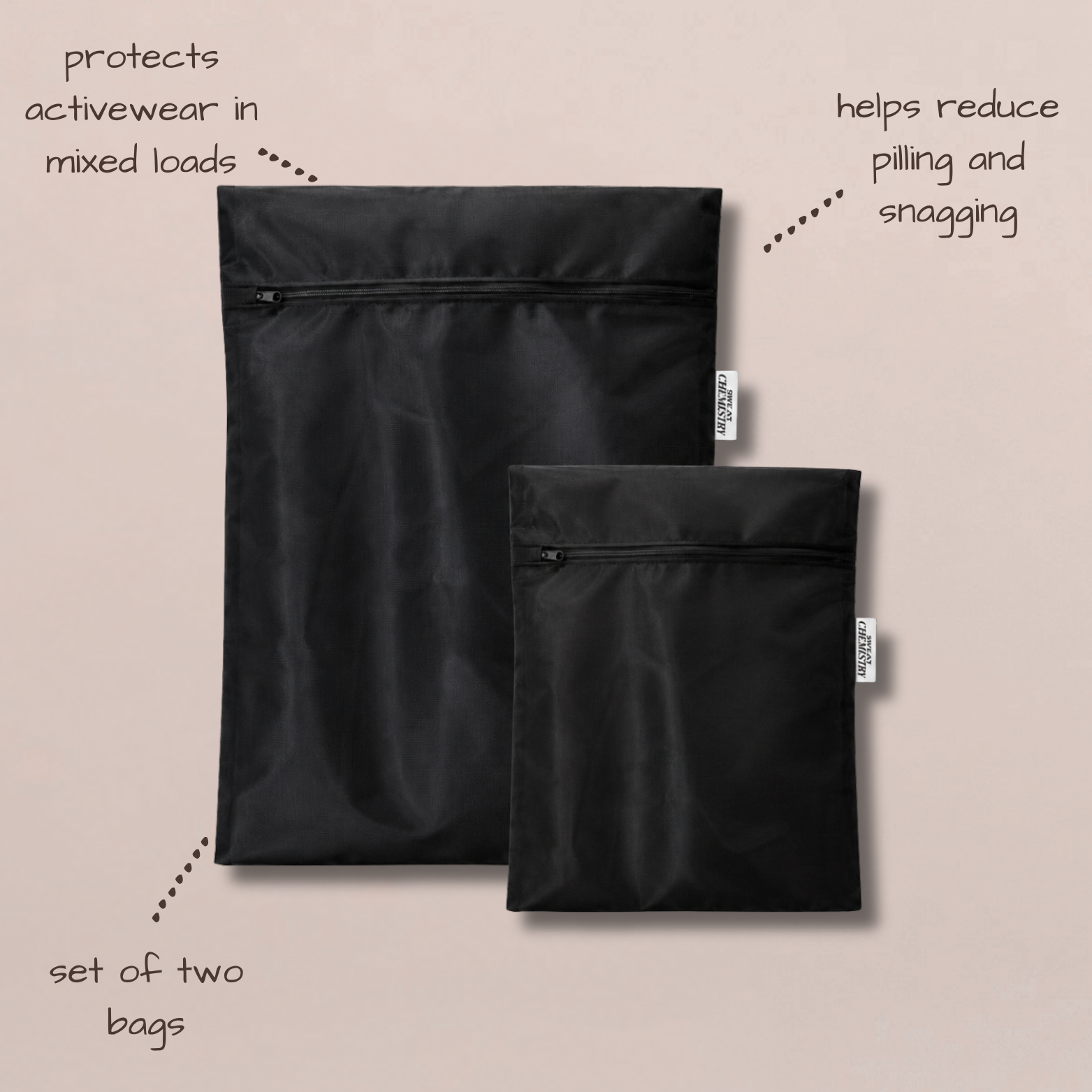 MESH LAUNDRY BAG x 2